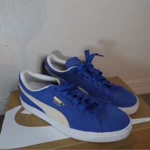 Puma Blue and White Women's Shoes